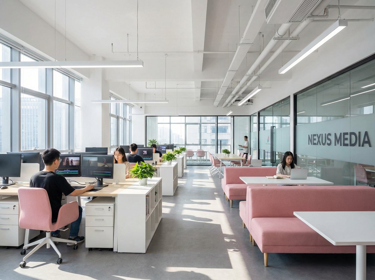 国产视频传媒公司办公环境